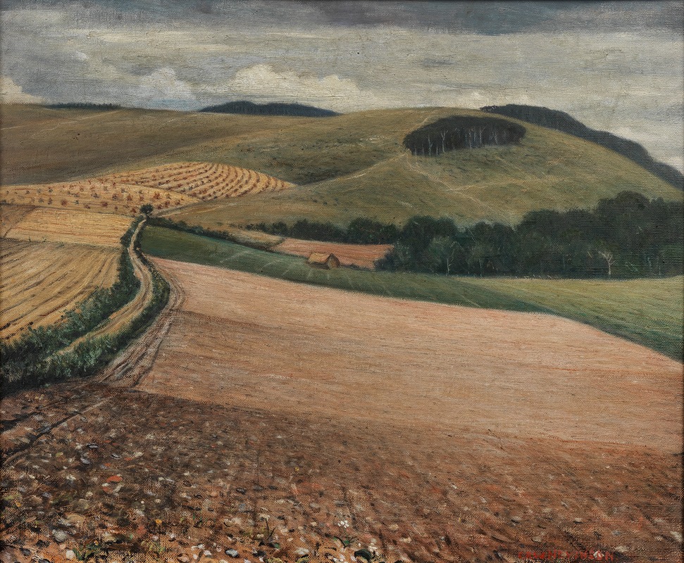 Christopher Richard Wynne Nevinson - The Peaceful Rhythms Of The Downs