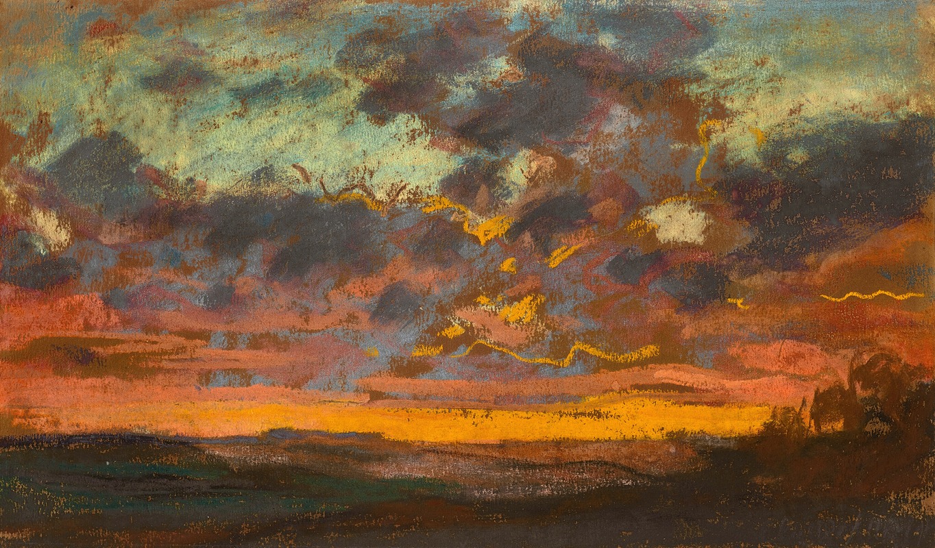 Claude Monet - Coucher de soleil