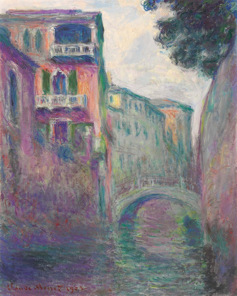 Claude Monet - Le Rio de la Salute