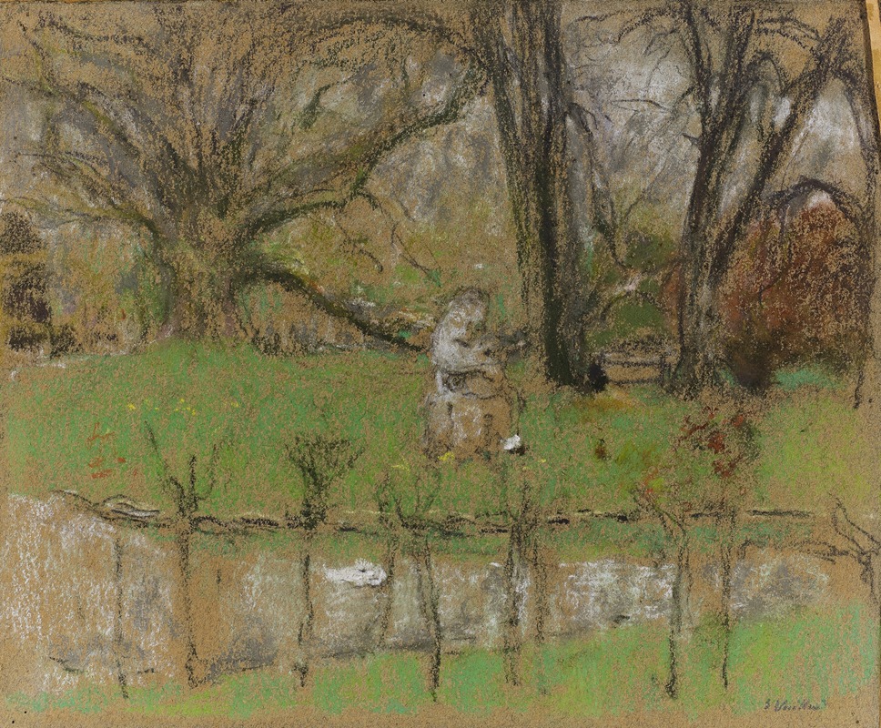 Édouard Vuillard - L’étang devant le château