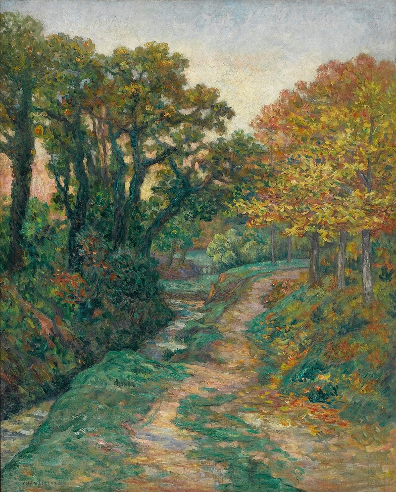 Ernest de Chamaillard - Le Chemin Creux près du Ruisseau