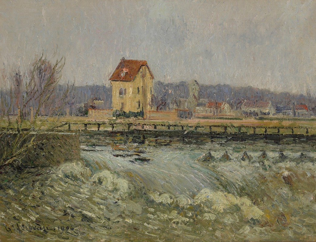 Gustave Loiseau - Barrage à Pontoise,
