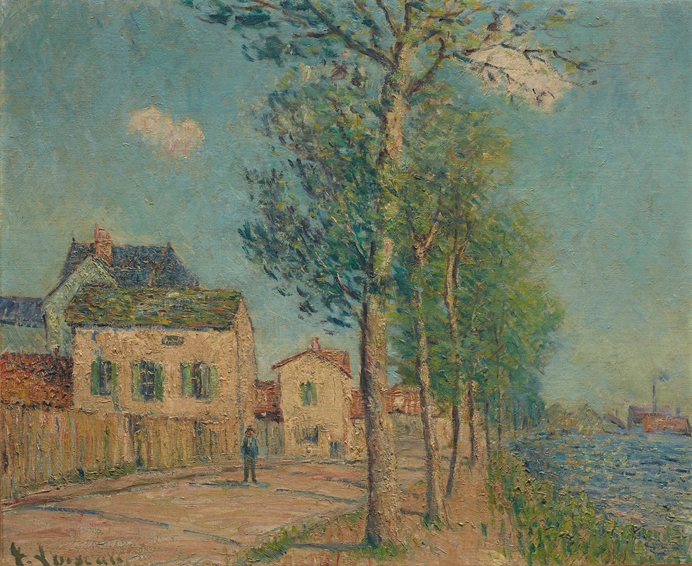 Gustave Loiseau - Le Chemin au bord de la rivière