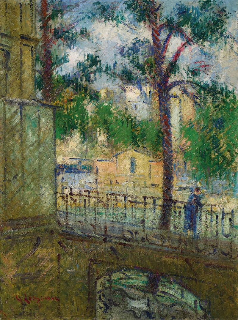 Gustave Loiseau - Vue prise de ma fenêtre, quai d’Anjou