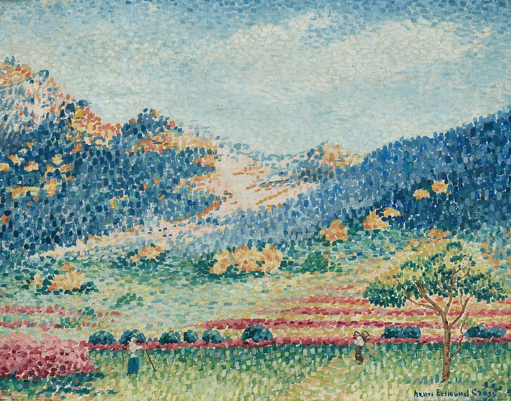 Henri-Edmond Cross - Paysage avec les petites montagnes mauresques