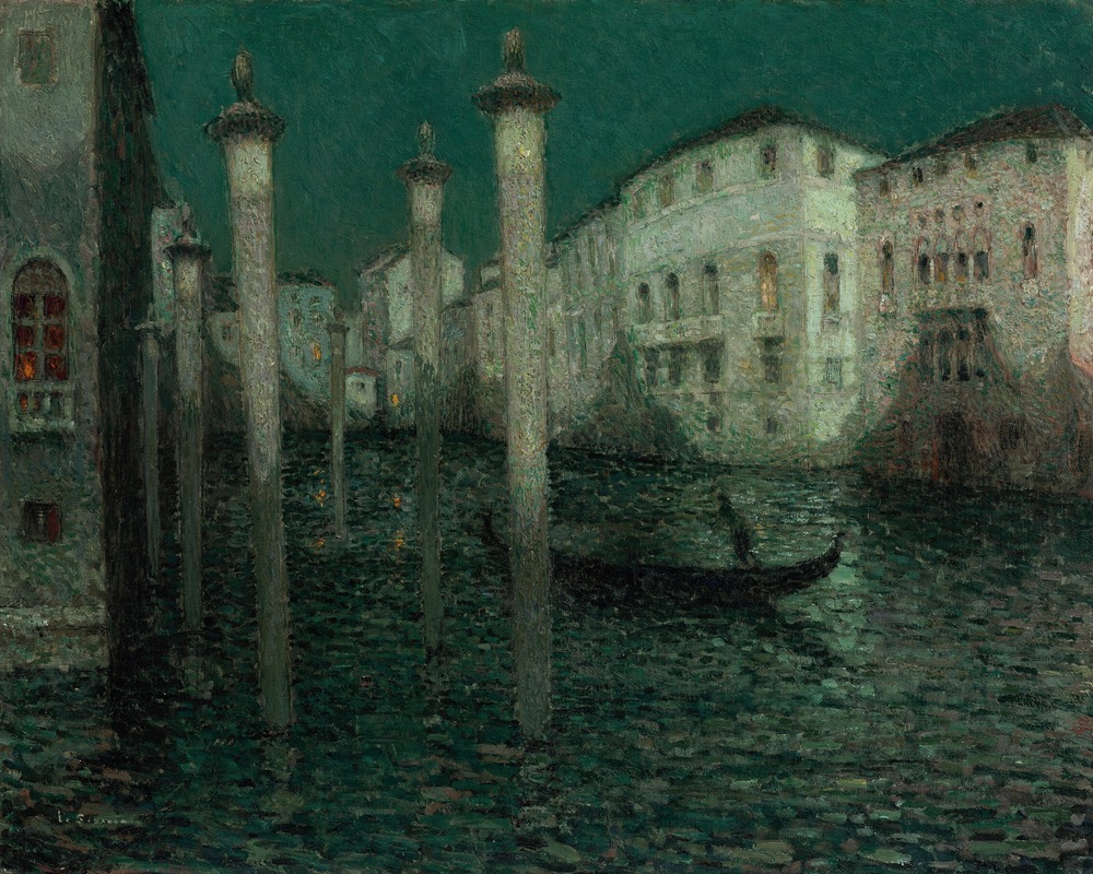 Henri Le Sidaner - Le Grand Canal, Venise