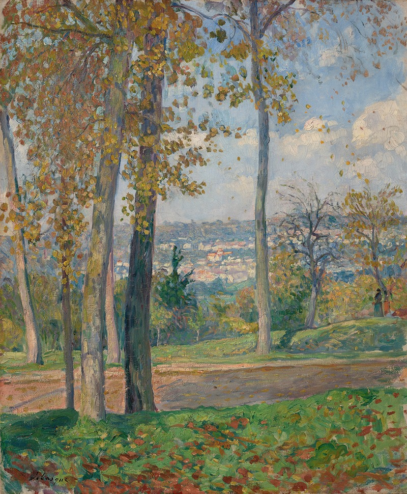 Henri Lebasque - Vue du Parc de Saint-Cloud