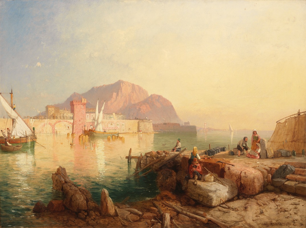 James Baker Pyne - The Bay of Palermo