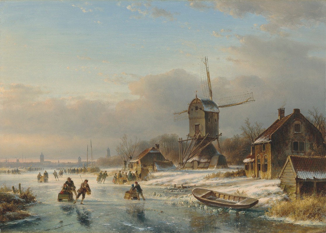 Lodewijk Johannes Kleijn - A winter landscape