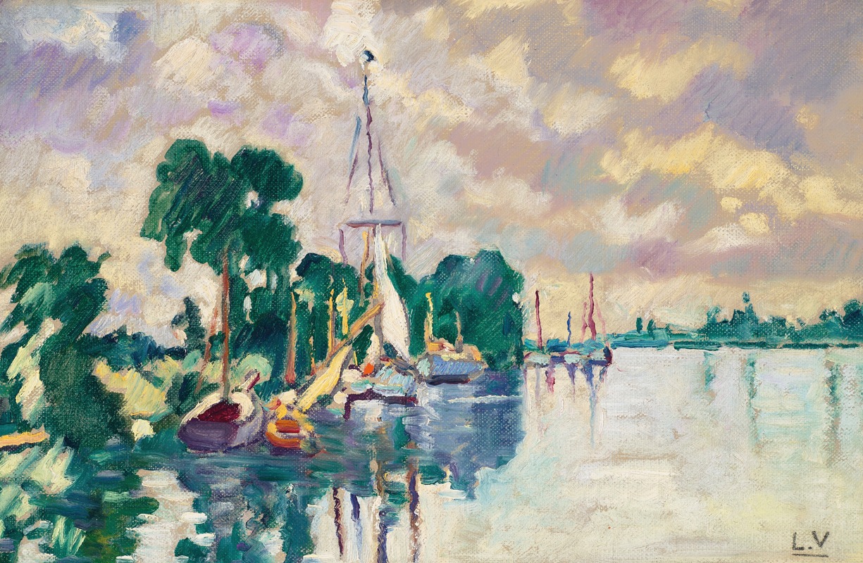 Louis Valtat - Voiliers à Ouistreham