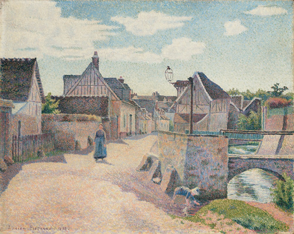 Lucien Pissarro - Gouvernes, près Lagny