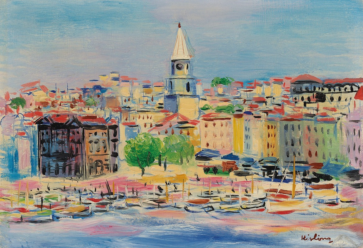 Moïse Kisling - Le port de Marseille