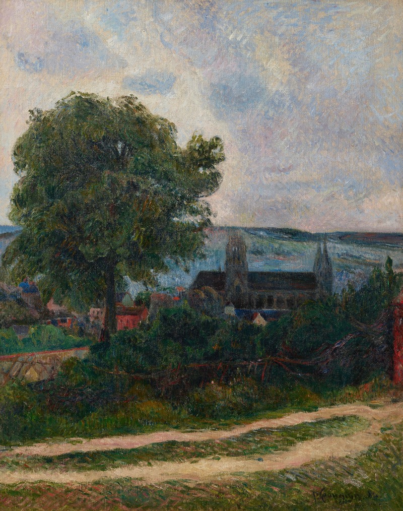 Paul Gauguin - Rouen, L’église Saint-Ouen