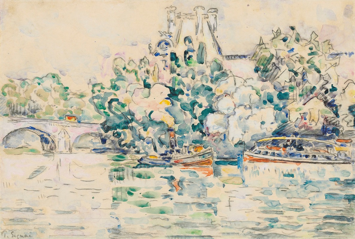 Paul Signac - Paris, La Seine au Pont-Royal