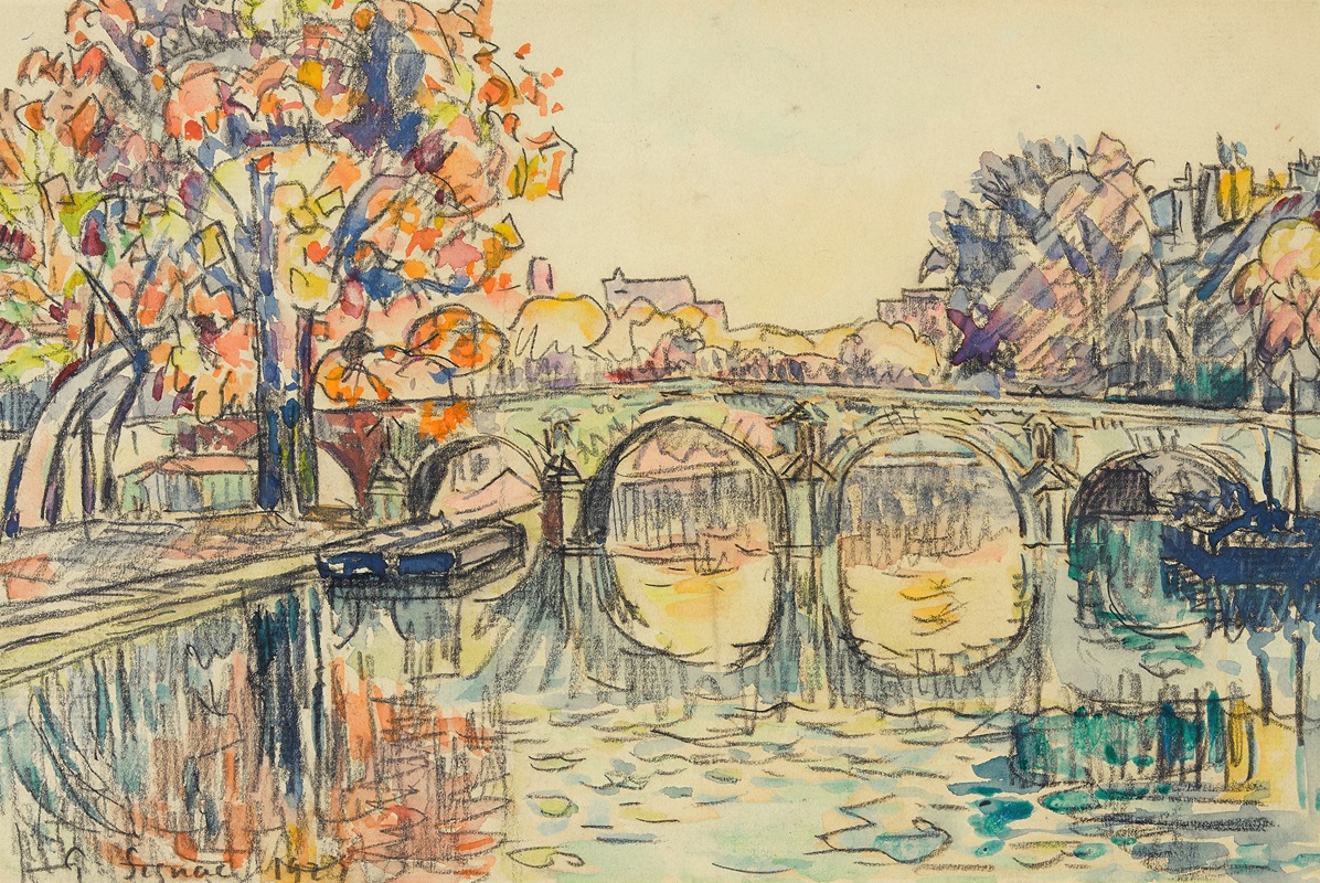 Paul Signac - Paris. Le Pont-Marie