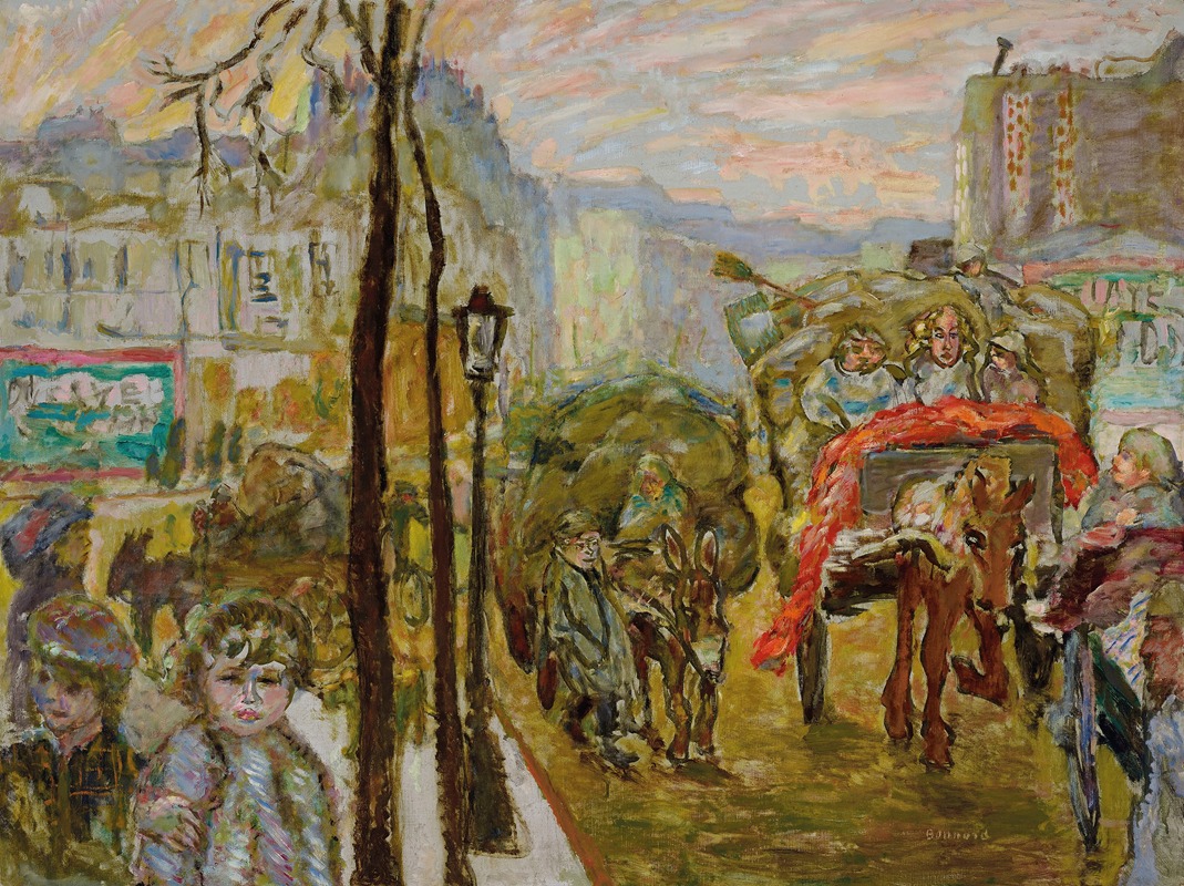 Pierre Bonnard - Les chiffonniers ou Le retour des halles