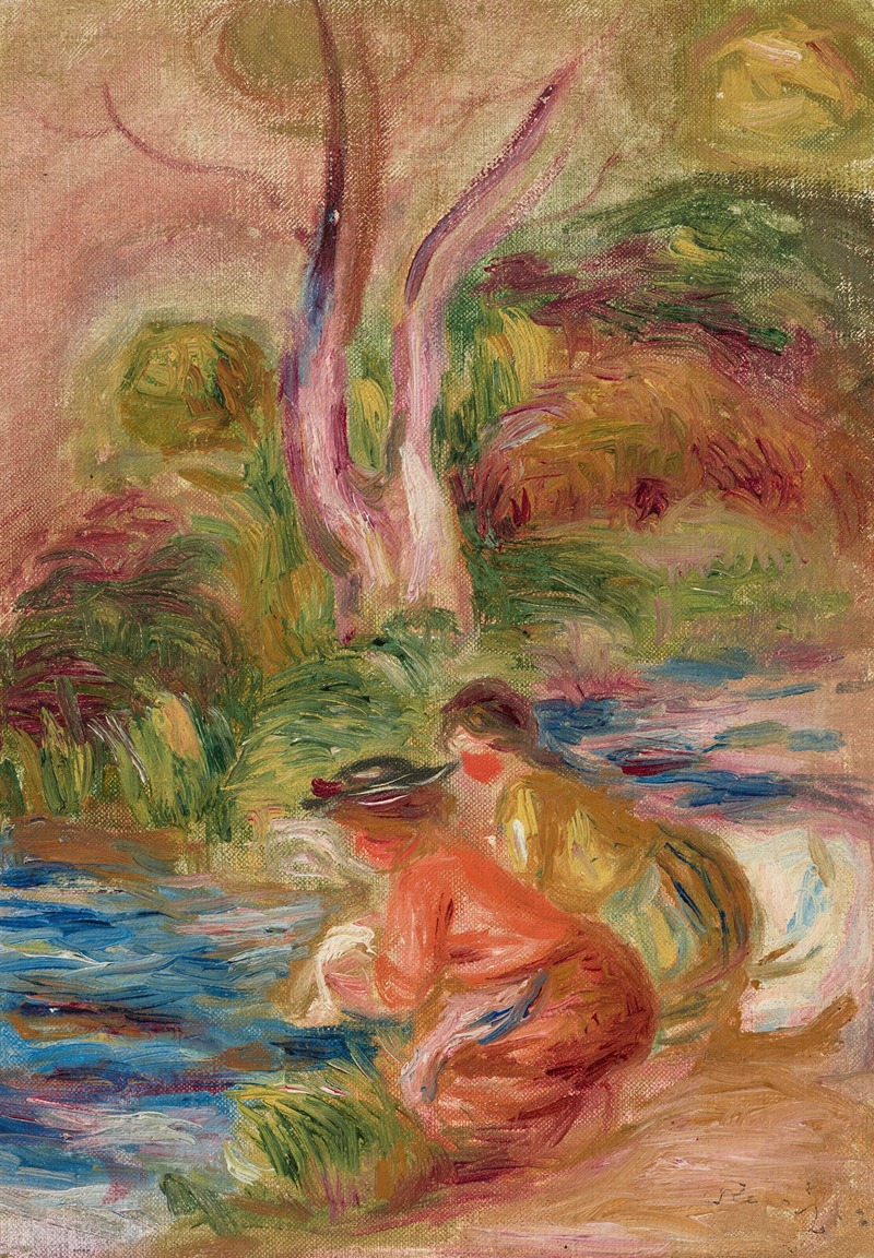 Pierre-Auguste Renoir - Les Laveuses