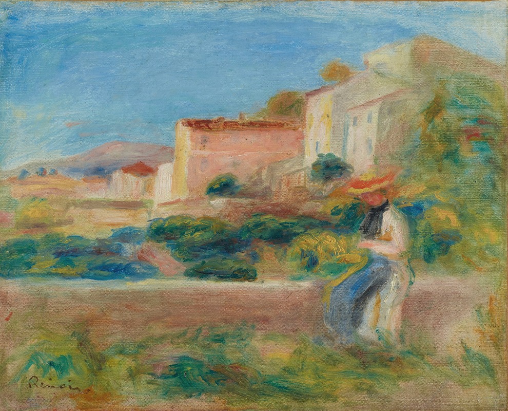 Pierre-Auguste Renoir - Femme assise, La Maison de la poste à Cagnes