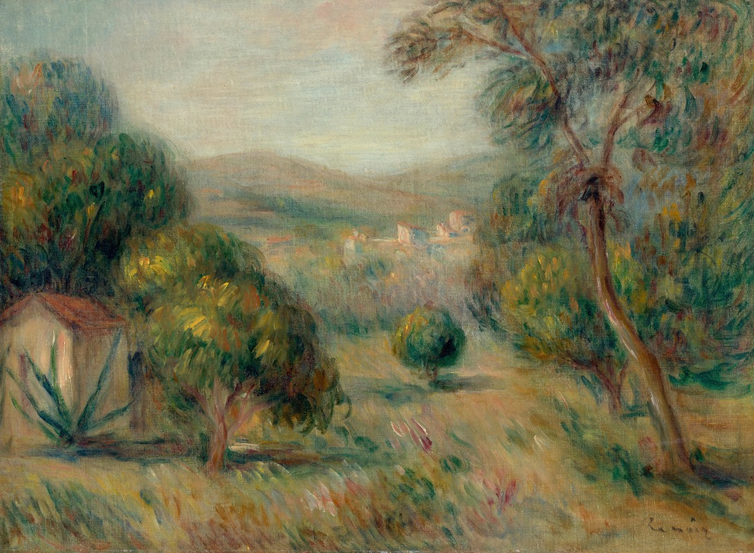 Pierre-Auguste Renoir - Paysage aux oliviers