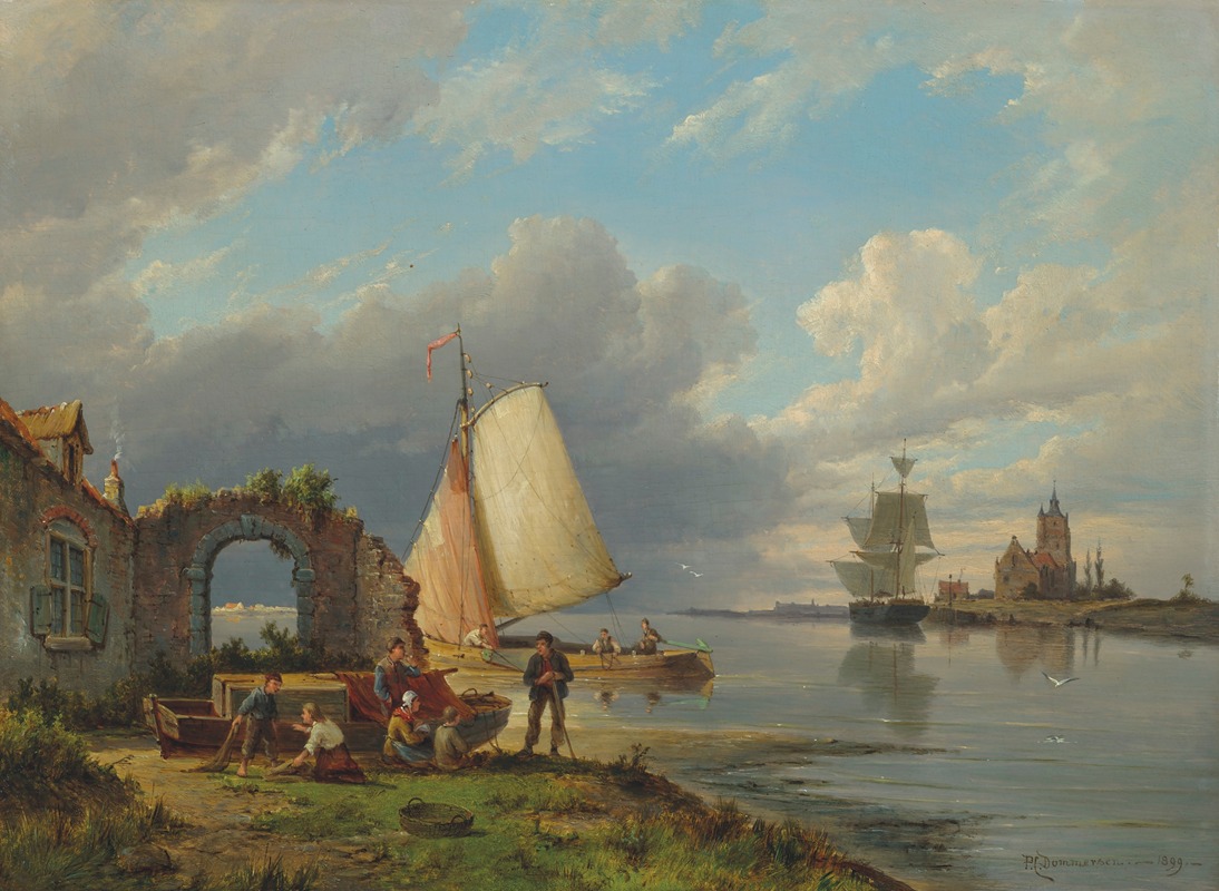 Pieter Christian Dommersen - On the Spaarn Nr Haarlem