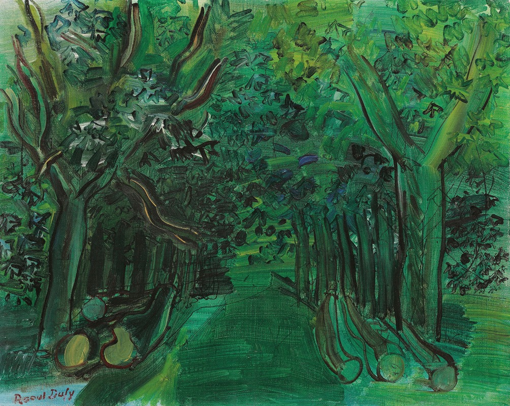 Raoul Dufy - Route en forêt