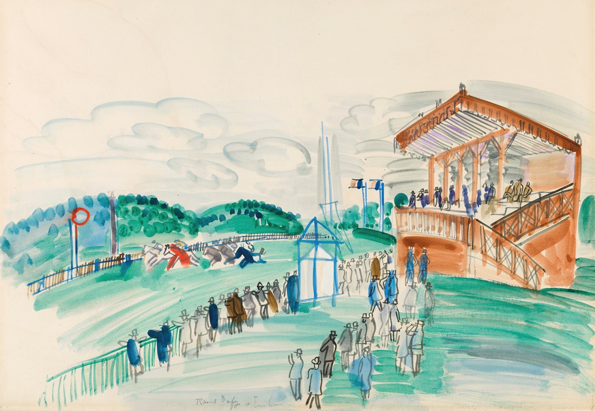 Raoul Dufy - Le départ à Saint-Cloud
