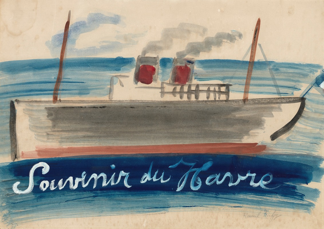 Raoul Dufy - Souvenir du Havre