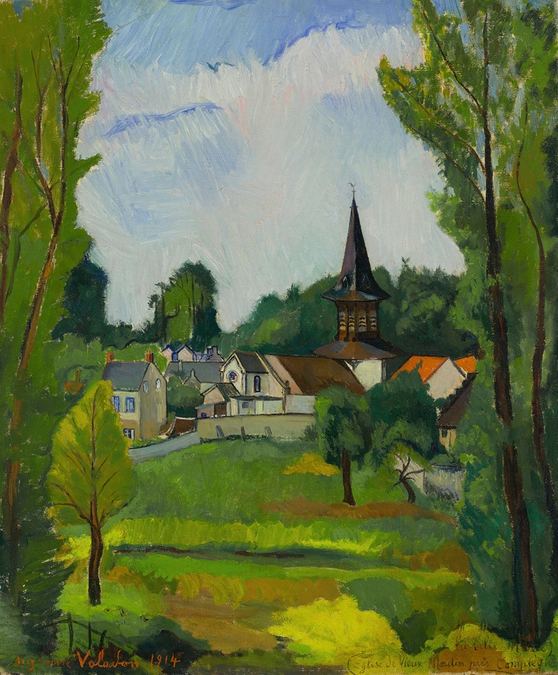 Suzanne Valadon - Eglise de vieux moulin près Compiègne (Oise)