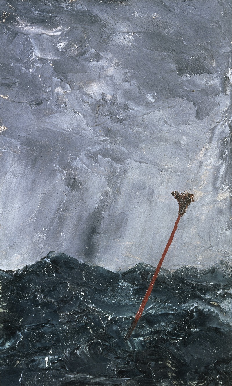 August Strindberg - Stormy Sea. Broom Buoy