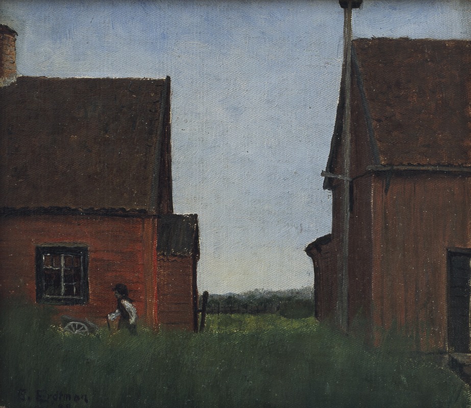 Elias Erdtman - Scene from Lommaryd, Småland