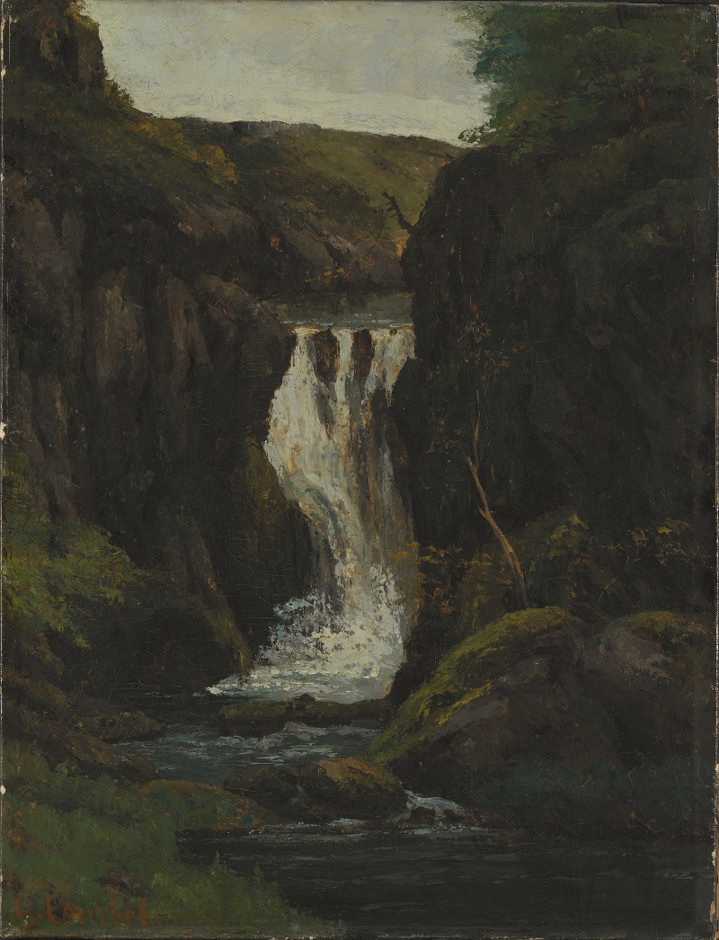 Gustave Courbet - The Cascade