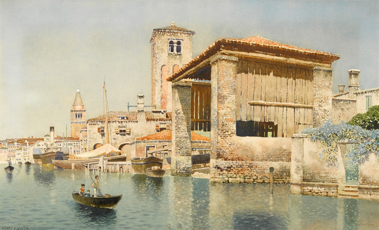 Henry Pember Smith - The harbor of Venice