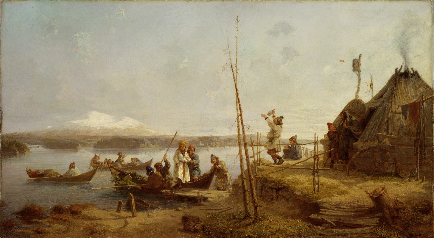 Johan Fredrik Höckert - Bridal Homecoming at Lake Hornavan