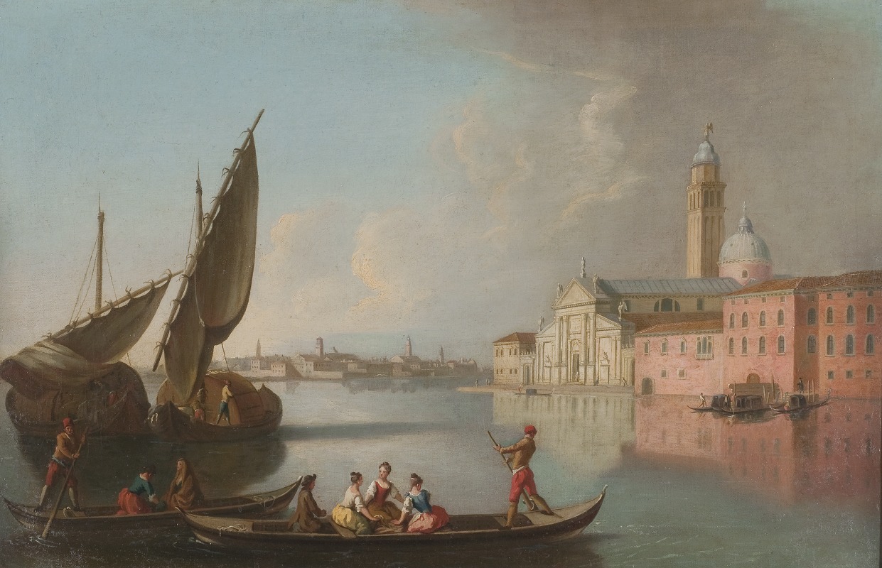 Johann Richter - View of Venice with San Giorgio Maggiore