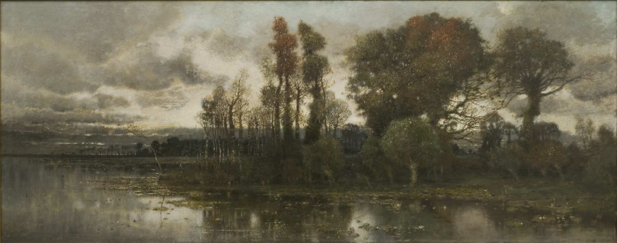 Karl Heffner - Autumn Landscape near Pavia