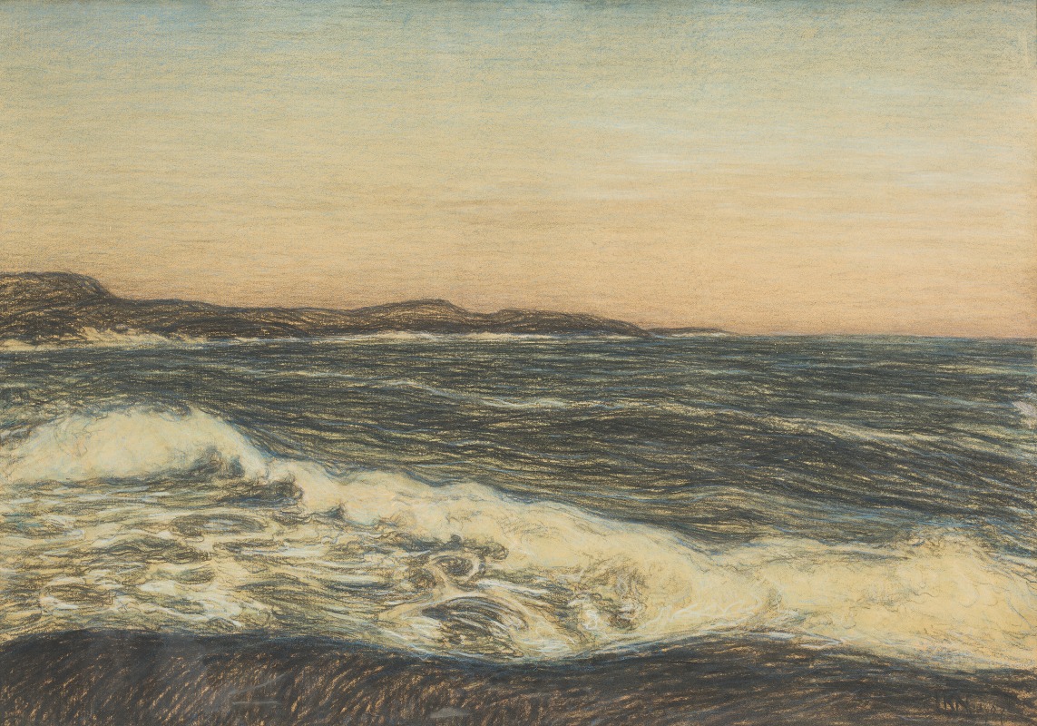 Karl Nordström - Seashore and Ground-Swell