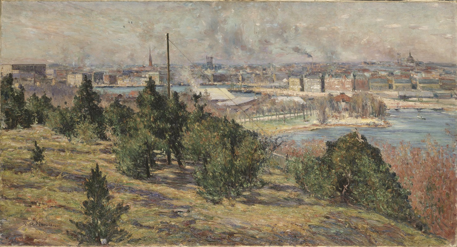 Karl Nordström - View of Stockholm from Skansen