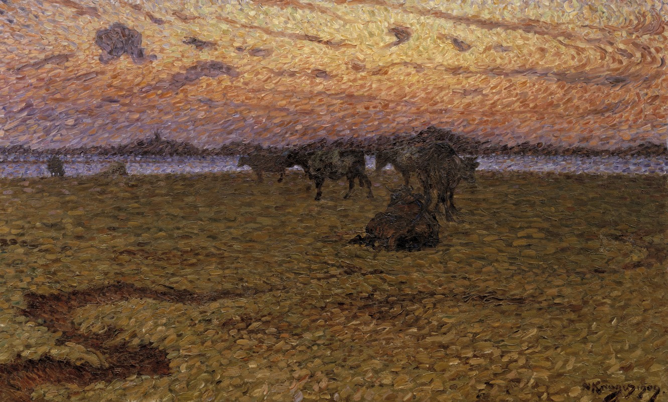 Nils Kreuger - Cows on the Beach