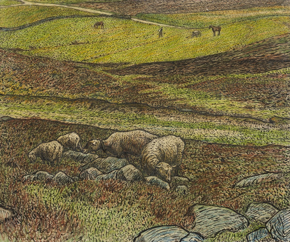 Nils Kreuger - Sheep in a Dell