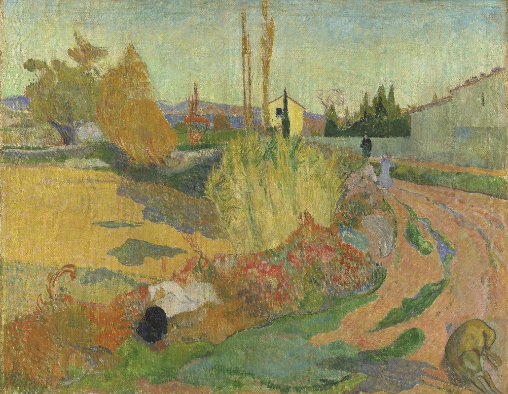 Paul Gauguin - Près d’Arles, ou Le Mas d’Arles