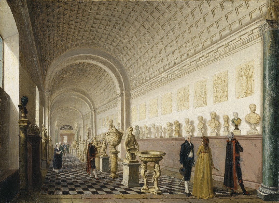Pehr Hilleström - The Inner Gallery of the Royal Museum at the Royal Palace, Stockholm