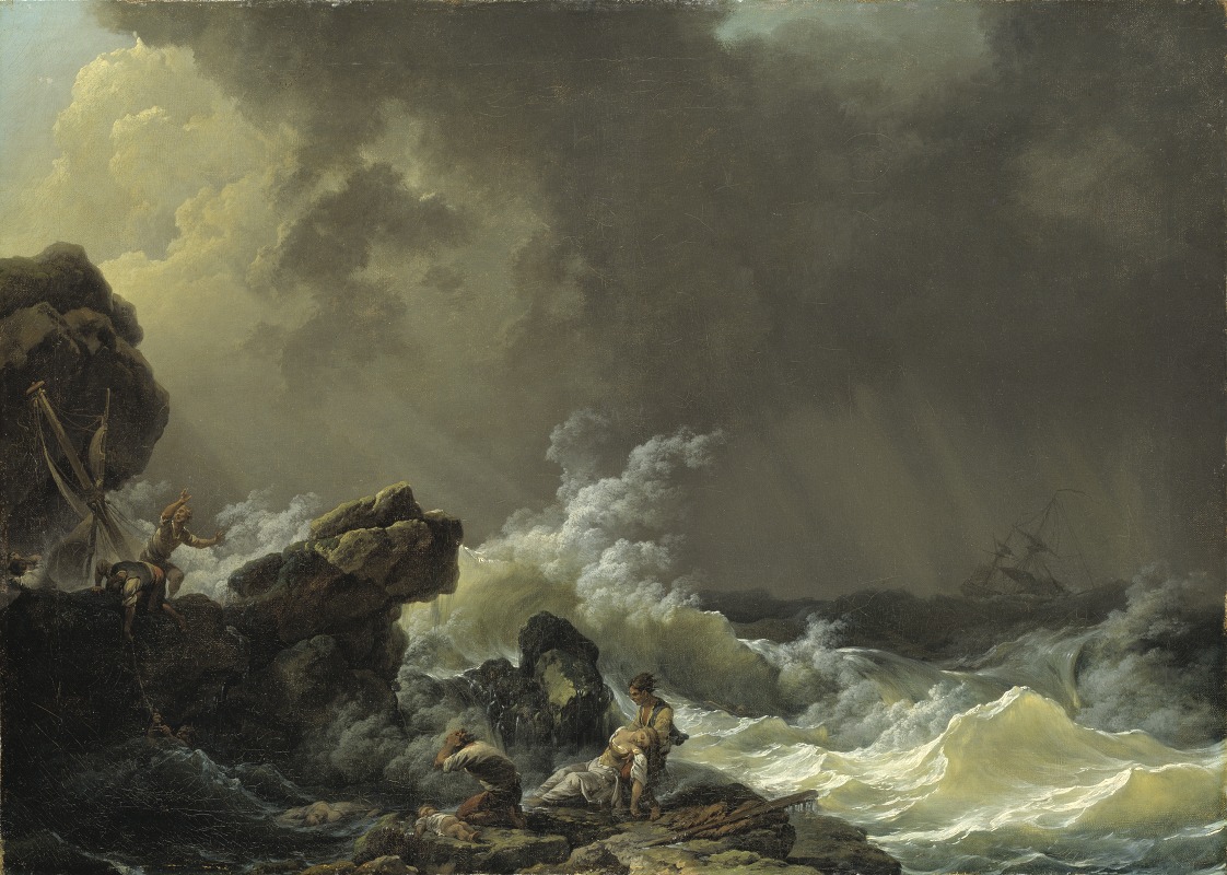 Philip James de Loutherbourg - Shipwreck 