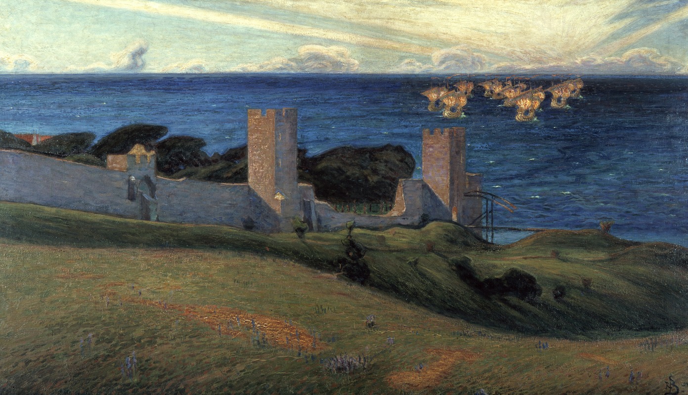 Richard Bergh - Vision. Scene from Visby