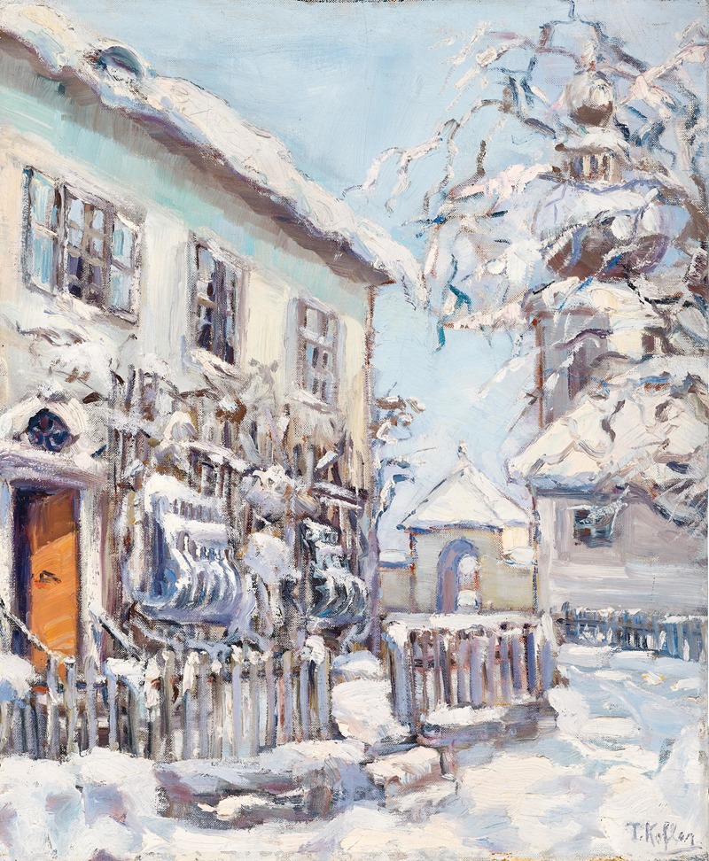 Albertine Kofler - Kirchberg b. Kremsmünster im Schnee