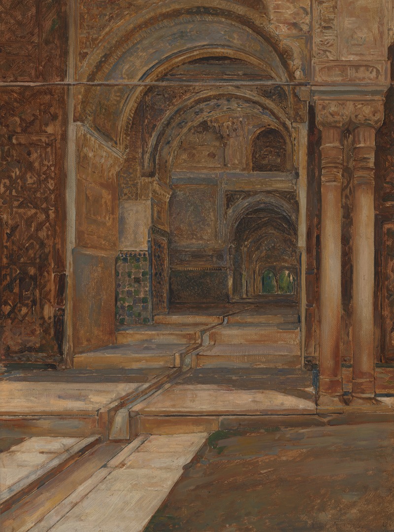 Emile Vloors - The Alhambra in Granada