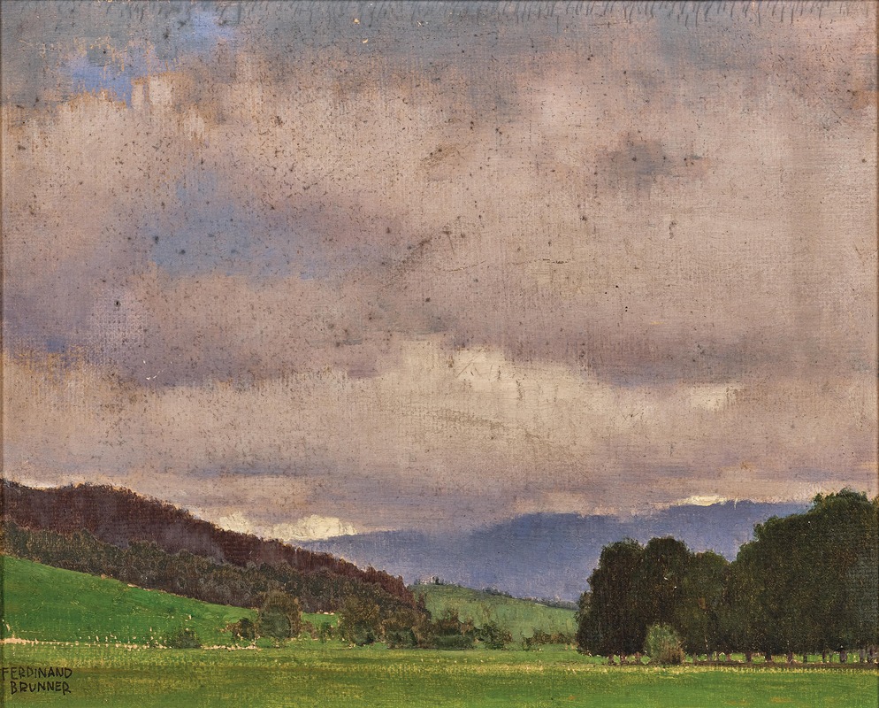 Ferdinand Brunner - Landschaft in Niederösterreich