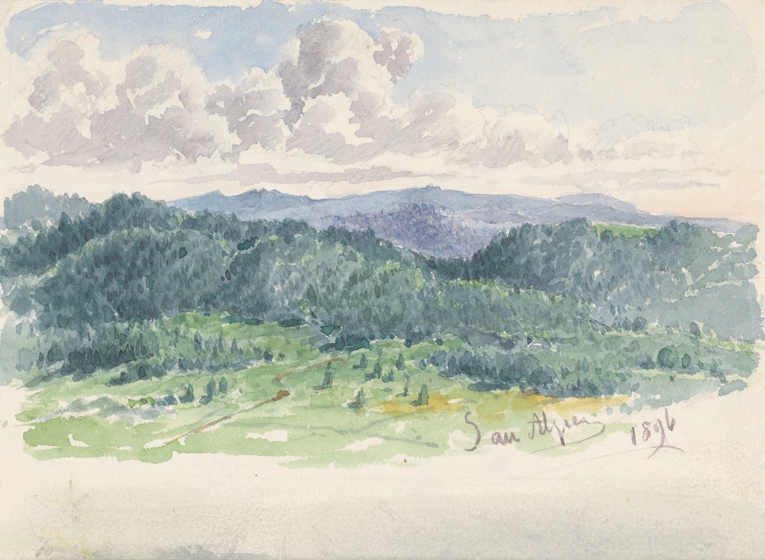 Friedrich Carl von Scheidlin - Mountain Landscape