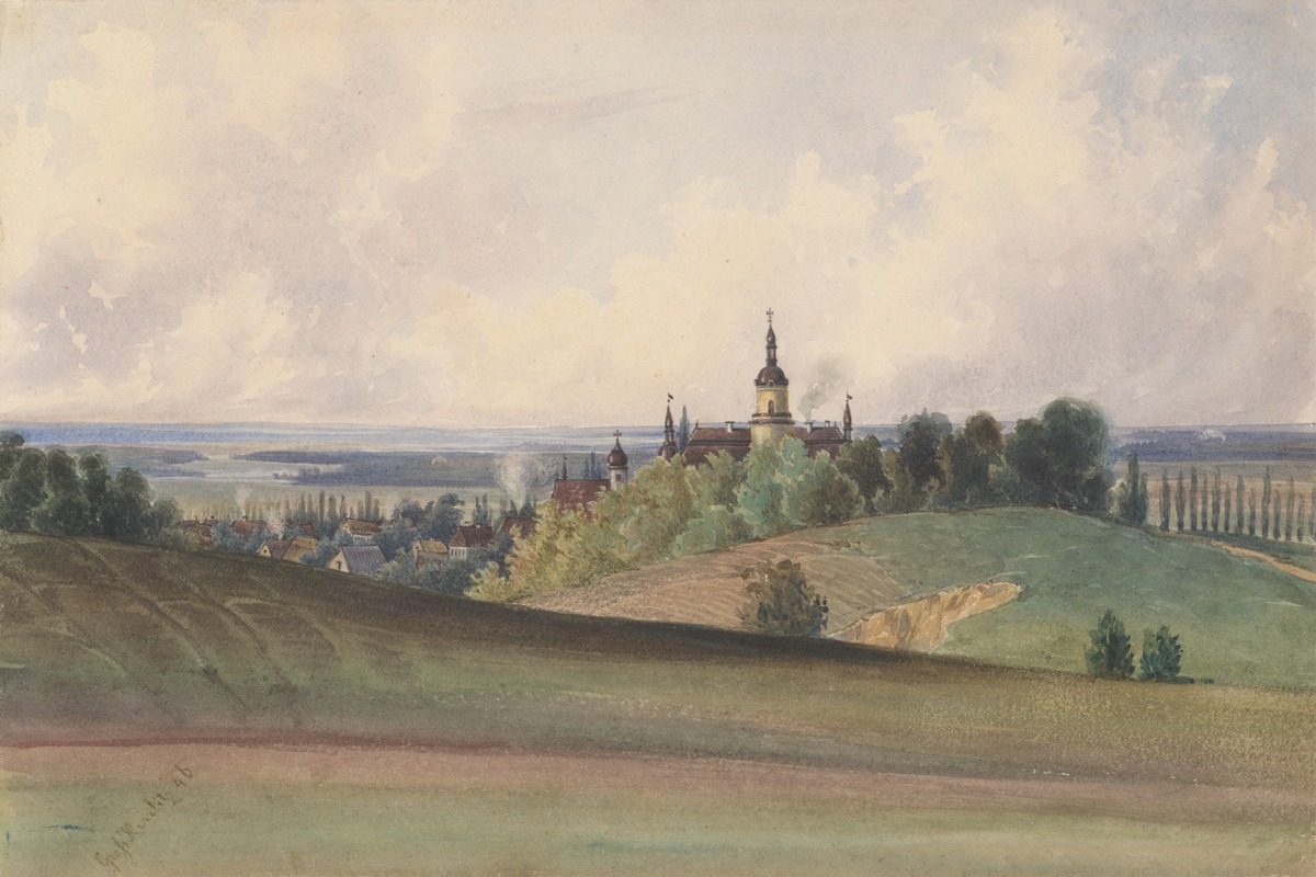 Friedrich Carl von Scheidlin - View of Gross Herrlitz