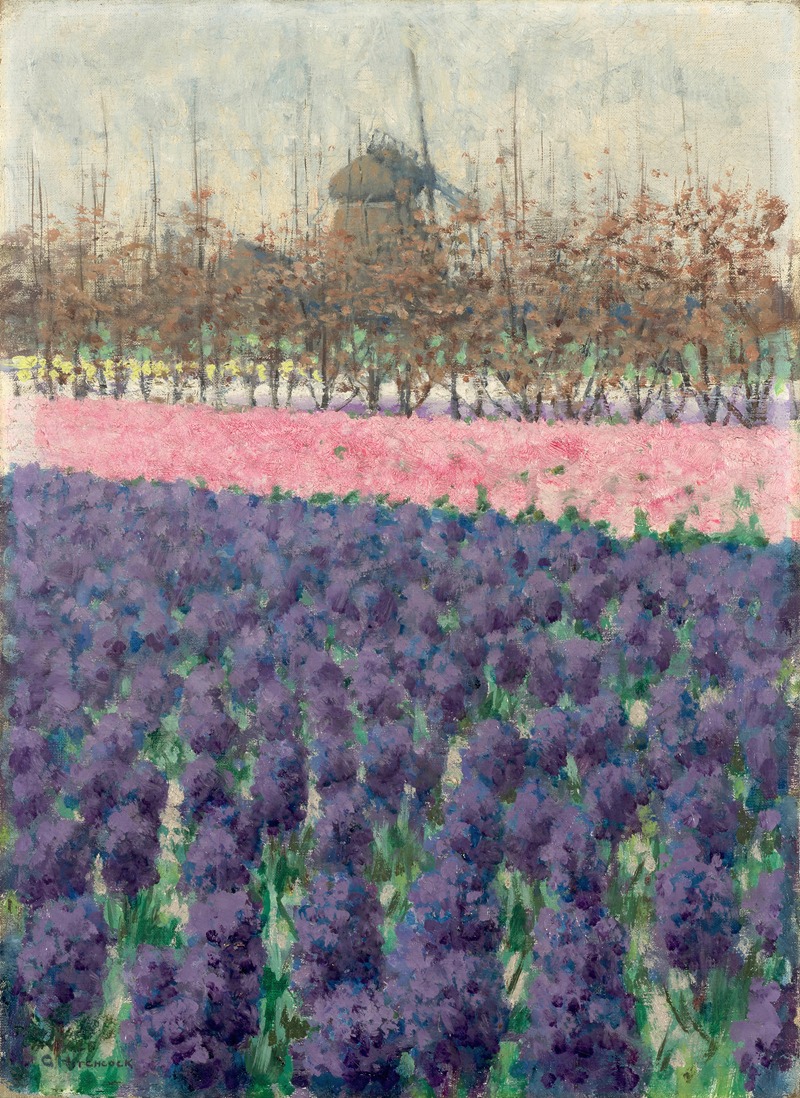 George Hitchcock - Hyacinths in Holland