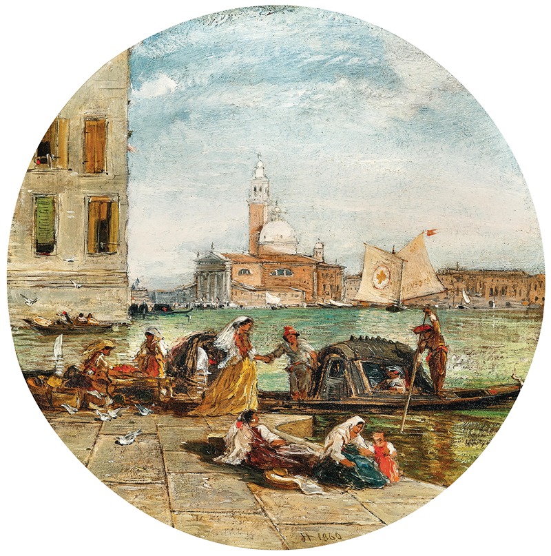 James Holland - Venice, a view of San Giorgio Maggiore